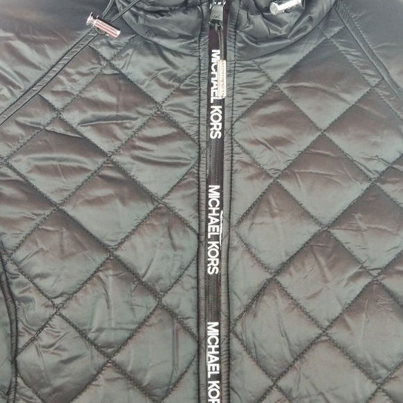 Michael Kors Black Quilted Jacket - Picture 2 of 6